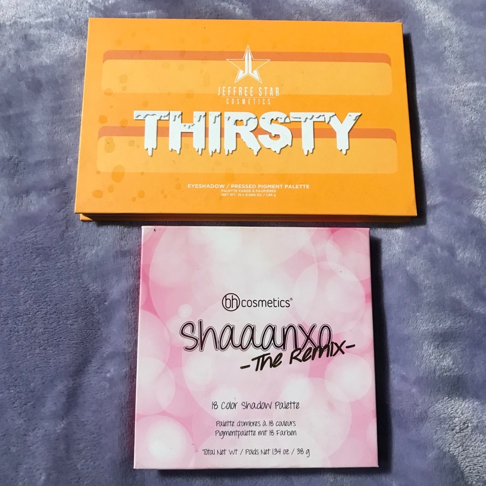 Jeffree Star thirsty palette + shaaanxo the remix